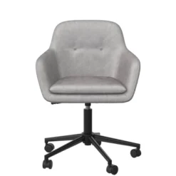 Westerleigh Office Task Chair Light Gray Velvet - Cosmoliving By Cosmopolitan -Famous Furniture Store GUEST ea9012e2 2c37 404c 9d0e 58c7e85a1aa5