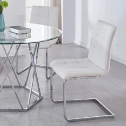 5pc Escondido Dining Set White - Steve Silver Co. -Famous Furniture Store GUEST ea9a4741 2171 4587 bb66 efe7bfc23b52