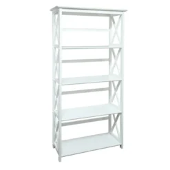 Montego 5 Shelf Bookcase - Flora Home 17 Montego 5 Shelf Bookcase - Flora Home -Famous Furniture Store GUEST eb6c220f aba6 4e05 8a81 1f4bbd006289