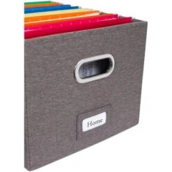 Internet's Best 2-Pack Collapsible File Storage Organizer With Lid - Grey 13 Internet's Best 2-Pack Collapsible File Storage Organizer With Lid - Grey -Famous Furniture Store GUEST ec171cc1 93e1 457e a470 654d47c8088f