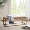 Padma Accent Bench Brown/Antique Bronze - Madison Park -Famous Furniture Store GUEST ec4463a2 08fd 4114 b545 0f2212030620