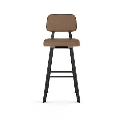 26.75" Clarkson Swivel Counter Height Barstool - Amisco 8 26.75" Clarkson Swivel Counter Height Barstool - Amisco - Image 6