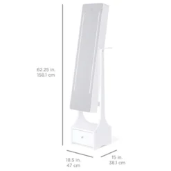 Best Choice Products Full Length LED Mirrored Jewelry Storage Organizer Cabinet W/ Interior & Exterior Lights 16 Best Choice Products Full Length LED Mirrored Jewelry Storage Organizer Cabinet W/ Interior & Exterior Lights -Famous Furniture Store GUEST ed52fe78 d37b 449a 96a1 5709671c3fe3