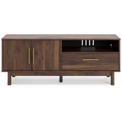 59" Calverson TV Stand For TVs Up To 63" Brown/Beige - Signature Design By Ashley -Famous Furniture Store GUEST edb3dc01 5d01 4198 842a a9787ed61d08
