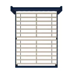 Merrick Lane Modern Upholstered Platform Bed Frame With Padded, Tufted Wingback Headboard And Wood Support Slats, No Box Spring Required -Famous Furniture Store GUEST edf40d7e 2a57 4c92 a75b 5f98a935c4e9