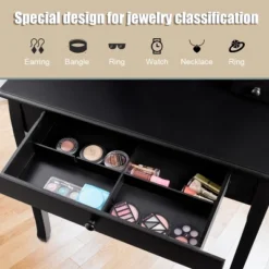 Costway Square Mirror Dressing Table Set Makeup Vanity For Bedroom, Living Room White/Black 16 Costway Square Mirror Dressing Table Set Makeup Vanity For Bedroom, Living Room White/Black -Famous Furniture Store GUEST ee19c07a ee9c 43aa bf5a 3590ae44f382