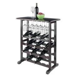 Vinny Wine Rack Espresso Dark Espresso - Winsome 12 Vinny Wine Rack Espresso Dark Espresso - Winsome -Famous Furniture Store GUEST ee3d437f 6f68 4056 9fe7 8a8c55004f17