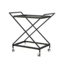 Sherianne Industrial Iron Bar Cart - Christopher Knight Home -Famous Furniture Store GUEST efec272f cfe9 4509 8d2e bda95a147b44