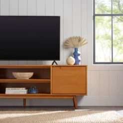 Solid Wood Mid-Century Modern TV Stand For TVs Up To 80" - Saracina Home 30 Solid Wood Mid-Century Modern TV Stand For TVs Up To 80" - Saracina Home -Famous Furniture Store GUEST f09c7b08 f76c 453d bb2f 0629cfb1822f