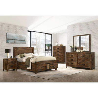 Wren Platform Storage Bed Chestnut - Picket House Furnishings 5 Wren Platform Storage Bed Chestnut - Picket House Furnishings - Image 3