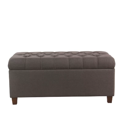 Ainsley Button Tufted Storage Bench - HomePop 10 Ainsley Button Tufted Storage Bench - HomePop - Image 8