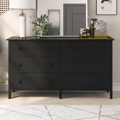 Cooyal 6 Drawer Dresser - MiBasics 3 Cooyal 6 Drawer Dresser - MiBasics