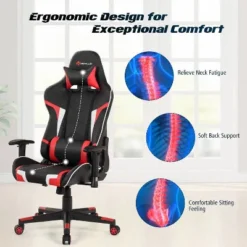Costway Gaming Desk & Chair Set Z-Shaped Racing Style Desk With Massage Swivel Gaming Chair 19 Costway Gaming Desk & Chair Set Z-Shaped Racing Style Desk With Massage Swivel Gaming Chair -Famous Furniture Store GUEST f21af6ce 0990 4de5 81e0 9819c036bc60