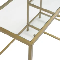 3pc Aimee Desk And Etagere Set Soft Gold - Crosley 22 3pc Aimee Desk And Etagere Set Soft Gold - Crosley -Famous Furniture Store GUEST f27428af 7af1 4158 b4e5 8922277623e7