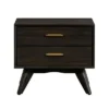 2 Drawer Baly Mid-Century Modern Nightstand - Armen Living -Famous Furniture Store GUEST f29cce5f 2d36 4afd 9c58 1085bfa877e3