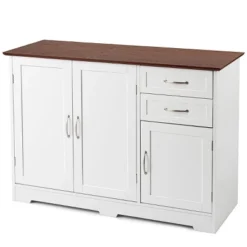 Costway Buffet Sideboard Kitchen Cupboard Storage Cabinet W/ 2 Drawers & 3 Doors White 11 Costway Buffet Sideboard Kitchen Cupboard Storage Cabinet W/ 2 Drawers & 3 Doors White -Famous Furniture Store GUEST f2dc2eb1 116b 4722 b972 9acabaf35cfb