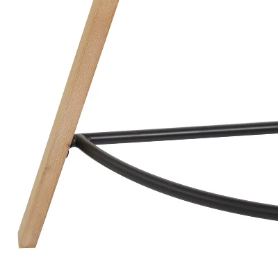 Modern Farmhouse Wood Console Table Brown - Olivia & May 5 Modern Farmhouse Wood Console Table Brown - Olivia & May - Image 3