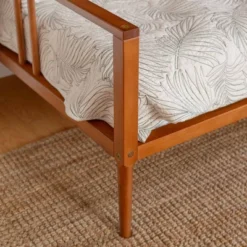 Mid Century Modern Solid Wood Spindle Daybed - Saracina Home -Famous Furniture Store GUEST f32083a8 73e1 487f b52b c05fd87875dd