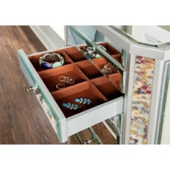 Aislin Jewelry Armoire Mirror/Silver - Powell Company -Famous Furniture Store GUEST f3344666 4728 4c00 8249 dd5b7b234c6b