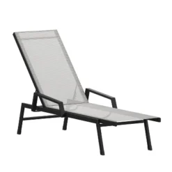 Flash Furniture Brazos Adjustable Chaise Lounge Chair With Arms, All-Weather Outdoor Five-Position Recliner -Famous Furniture Store GUEST f36c4399 ba2d 45df b2af be299fab5332