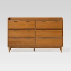 Mid-Century Modern Solid Wood 6 Drawer Double Dresser - Saracina Home 39 Mid-Century Modern Solid Wood 6 Drawer Double Dresser - Saracina Home -Famous Furniture Store GUEST f40a606f 0c8e 43a8 b20e 6173eadd8c07