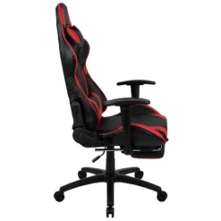 BlackArc Echo Gaming Desk & Chair Set: Black & Red Faux Leather Reclining Gaming Chair; Gaming Desk With Headphone Hook And Cupholder -Famous Furniture Store GUEST f436caff 2979 4916 a710 0f8cb1f90835 1