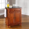 Cambridge Granite Top Portable Kitchen Island/Cart Cherry/Black - Crosley 1 Cambridge Granite Top Portable Kitchen Island/Cart Cherry/Black - Crosley -Famous Furniture Store GUEST f5e3473b fb3c 4889 a6e0 0604512a80bb
