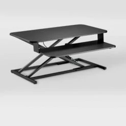 Sit-Stand Converter Desk Black - CorLiving 11 Sit-Stand Converter Desk Black - CorLiving -Famous Furniture Store GUEST f673af95 3919 4abd 9bf2 af859872ead5