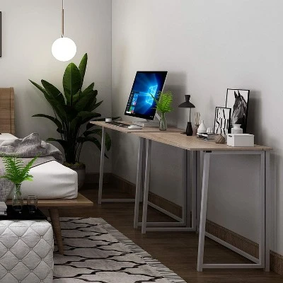 4NM 31.5 Inch Folding Modern Simple Computer Office Study Writing Table Desk For Study Room, Bedroom, And Living Room, Natural White 3 4NM 31.5 Inch Folding Modern Simple Computer Office Study Writing Table Desk For Study Room, Bedroom, And Living Room, Natural White