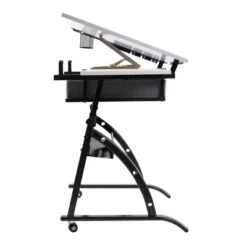 Core Drawing Table And Stool Set Charcoal Black/White - Studio Designs 35 Core Drawing Table And Stool Set Charcoal Black/White - Studio Designs -Famous Furniture Store GUEST f6933d2c 68d8 473f 90fc 13f32f6a26ae