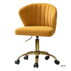 Ilia Task Chair Swivel Office Chair Desk Chair With Tufted Back | Karat Home -Famous Furniture Store GUEST f6b598f3 20b5 4886 97d8 c629800618b6