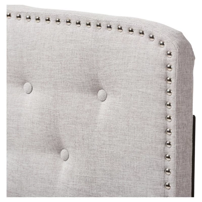 Lucy Modern And Contemporary Fabric Headboard - Baxton Studio 4 Lucy Modern And Contemporary Fabric Headboard - Baxton Studio - Image 2