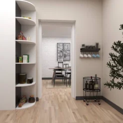 Industrial Metal Storage Cart Round Black CosmoLiving By Cosmopolitan -Famous Furniture Store GUEST f8331cf3 7a3d 448a 93d8 49833e50d1ca