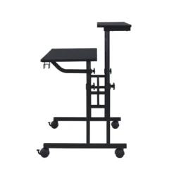 Rolling Writing Desk With Height Adjustable Desktop And Moveable Shelf - Techni Mobili 14 Rolling Writing Desk With Height Adjustable Desktop And Moveable Shelf - Techni Mobili -Famous Furniture Store GUEST f9022635 5058 4539 96f1 f85d45153450