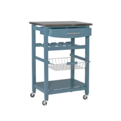 Clarke Kitchen Cart - Linon -Famous Furniture Store GUEST f9e257ad c4b5 49cd 8840 c84326058a51