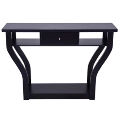 Costway Black Accent Console Table Modern Sofa Entryway Hallway Hall Furniture W/Drawer 13 Costway Black Accent Console Table Modern Sofa Entryway Hallway Hall Furniture W/Drawer -Famous Furniture Store GUEST fa1c6d38 161a 4e43 98d7 d15db180f7a9