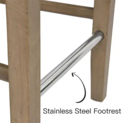 26" Portland Upholstered Counter Height Barstool Wood(Set Of 2) -The Pop Maison -Famous Furniture Store GUEST fa7c960a ee53 450c 91c1 06ea434680d1