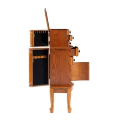 Marie Jewelry Armoire Oak - Powell Company -Famous Furniture Store GUEST fc080d4f ddd1 437c 91ee bc1ee9ab38cb