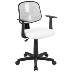 Flash Furniture Flash Fundamentals Mid-Back Mesh Swivel Task Office Chair With Pivot Back And Arms 28 Flash Furniture Flash Fundamentals Mid-Back Mesh Swivel Task Office Chair With Pivot Back And Arms -Famous Furniture Store GUEST fd081418 05f7 41c4 a1b8 f92e5cd51499