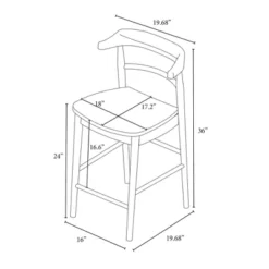 Kaysville Curved Back Wood Counter Height Barstool - Threshold™ Designed With Studio McGee -Famous Furniture Store GUEST fd10f3f7 c840 492c 99c3 22fe1ea36f2d