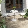24" Kurv Bistro Table White - Jamesdar
