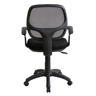 Midback Mesh Task Office Chair Black - Techni Mobili 5 Midback Mesh Task Office Chair Black - Techni Mobili - Image 3
