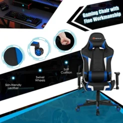 Costway Gaming Computer Desk&Massage Gaming Chair Set W/Monitor Shelf Power Strip 21 Costway Gaming Computer Desk&Massage Gaming Chair Set W/Monitor Shelf Power Strip -Famous Furniture Store GUEST ff7b965d f727 40cd ad8d 62739560d3a5